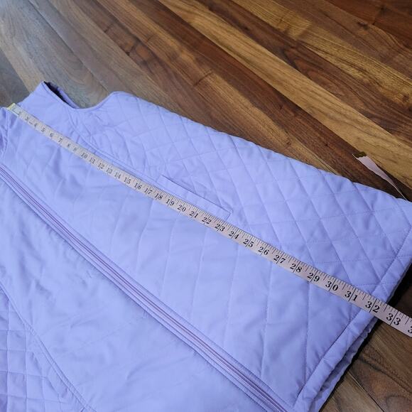 Blair Haband Diamond Quilted Zip Front Vest Pockets Size Large - Picture 7 of 7